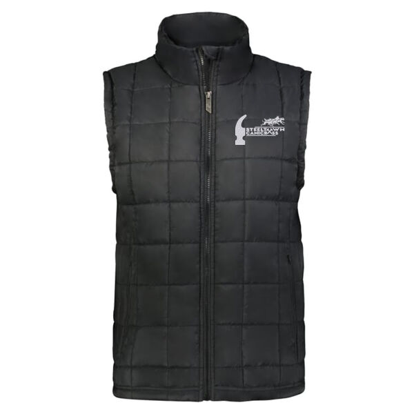 Embroidered Cold Secure Puffer Vest  Thumbnail